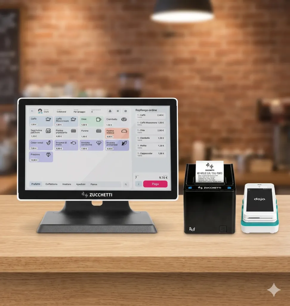 Android POS 12.1” con Ristorandro + PR4 (BASE)